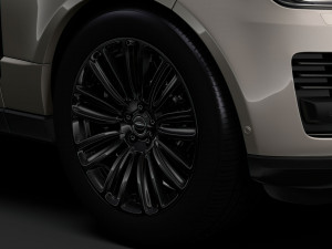 range rover autobiography hybrid 2018 wheel 3D 모델