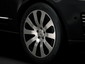 range rover sentinel 2020 wheel 3D 模型