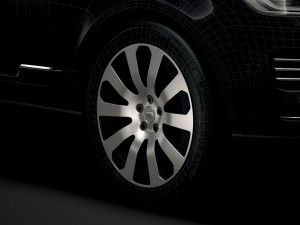 range rover sentinel 2020 wheel 3D 模型