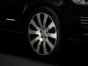 range rover sentinel 2020 wheel 3D Model