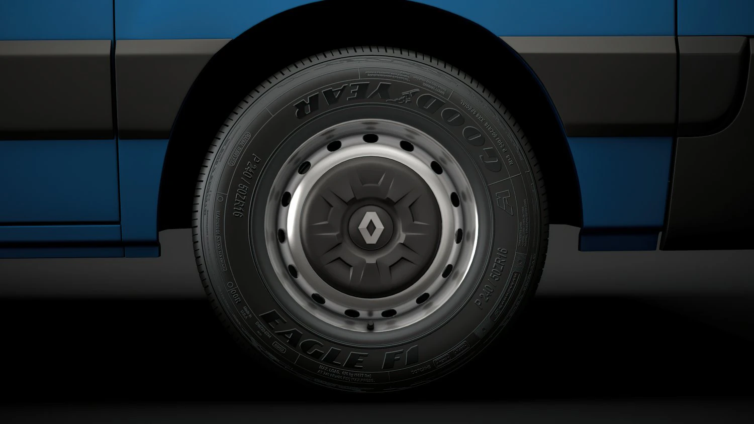 renault master van 2020 wheel 3D Model .c4d .max .obj .3ds .fbx .stl .blend 