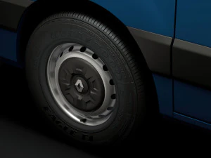 renault master van 2020 wheel 3D Model