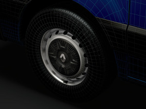 renault master van 2020 wheel 3D Model