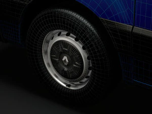 renault master van 2020 wheel 3D Model