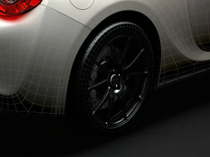 scion trd 2020 wheel 3D Model