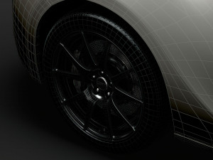 scion trd 2020 wheel Modelo 3D