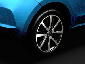 seat mii electric 2020 wheel 3D 모델