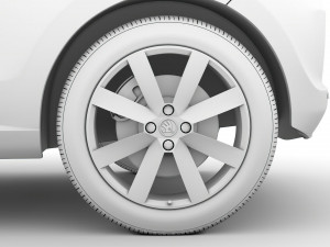 skoda citigo 2020 wheel 3Dモデル