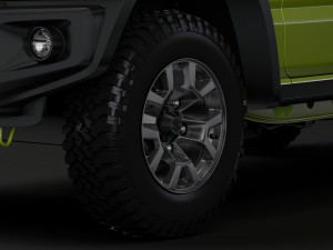 suzuki jimny allgrip 2019 wheel 3D Model