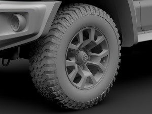 suzuki jimny allgrip 2019 wheel 3D Model