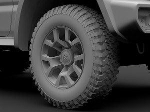suzuki jimny allgrip 2019 wheel 3D Model