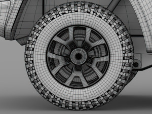 suzuki jimny allgrip 2019 wheel 3D Model