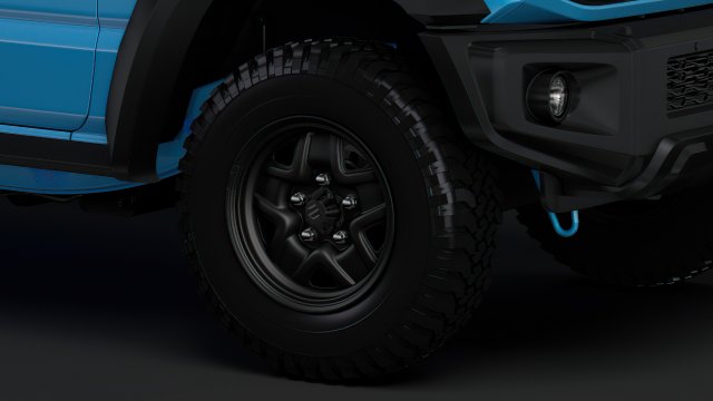 suzuki jimny sierra jc 2019 wheel 3D Модель .c4d .max .obj .3ds .fbx .stl .blend 
