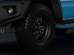suzuki jimny sierra jc 2019 wheel 3D Model