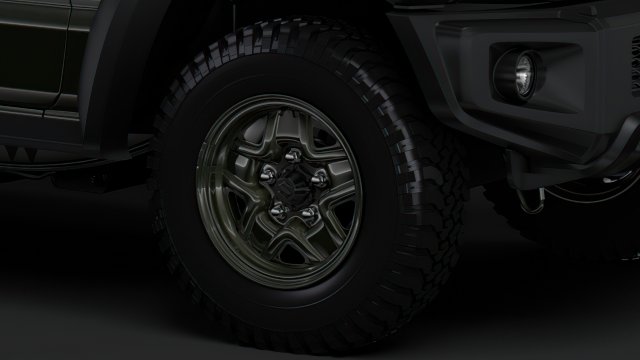 suzuki jimny sierra jl 2019 wheel 3D Модель .c4d .max .obj .3ds .fbx .stl .blend 