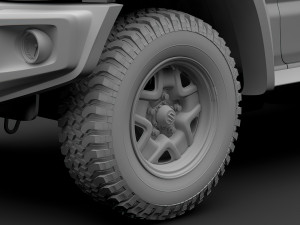 suzuki jimny sierra jl 2019 wheel 3D Модель