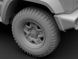 suzuki jimny sierra jl 2019 wheel 3D Модель