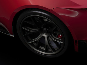 tesla roadster 2020 wheel Model 3D