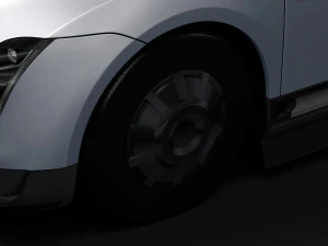 roda tesla semi 2020 Model 3D