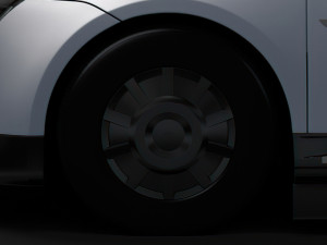 tesla semi 2020 wheel 3D Model
