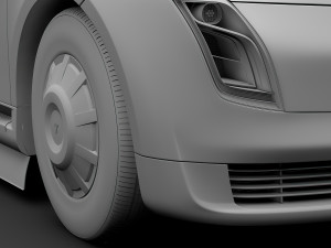 tesla semi 2020 wheel 3D Model