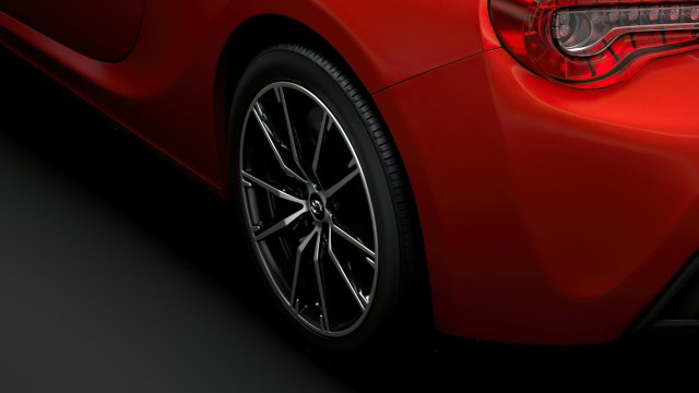 toyota gt 86 2016 wheel 3D Модель .c4d .max .obj .3ds .fbx .stl .blend 