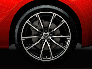 toyota gt 86 2016 wheel 3D Модель