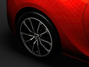 toyota gt 86 2016 wheel 3D Модель
