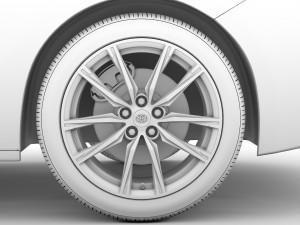 toyota gt 86 2016 wheel 3D Модель