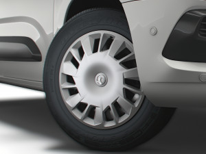 vauxhall combo sportive 2020 wheel 3D Model