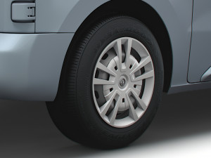 vauxhall vivaro sportive 2020 wheel Modelo 3D