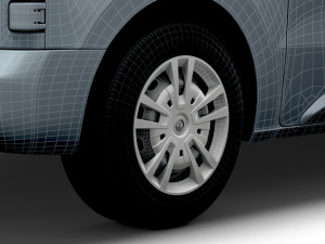 vauxhall vivaro sportive 2020 wheel Modelo 3D