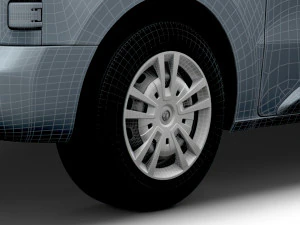 vauxhall vivaro sportive 2020 wheel 3D Model