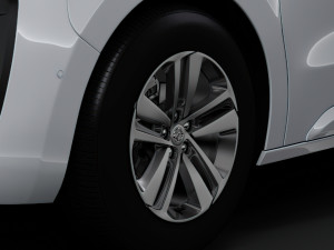 vauxhall zafira life 2019 wheel 3D Model