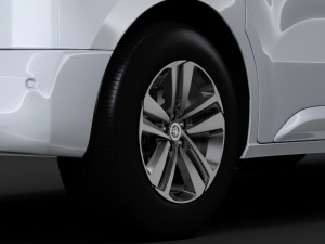 vauxhall zafira life 2019 wheel 3D 模型