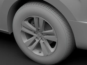 vauxhall zafira life 2019 wheel 3D Model