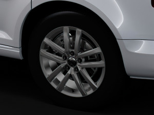 volkswagen caddy 2018 wheel 3D Модель
