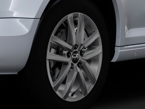 volkswagen caddy 2018 wheel 3D Модель
