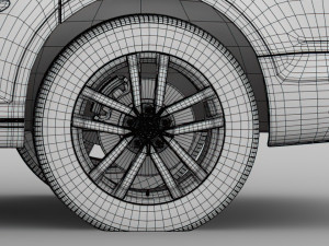 volkswagen caddy 2018 wheel 3D Модель