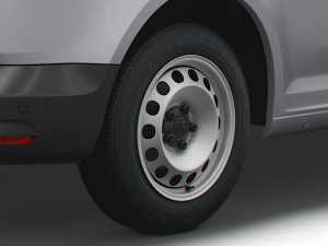 volkswagen caddy startline 2020 wheel 3D Model