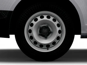 volkswagen caddy startline 2020 wheel 3D Model