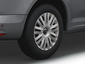 volkswagen caddy trendline 2020 wheel Modelo 3D
