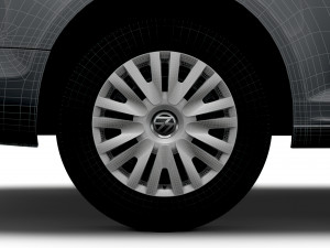 volkswagen caddy trendline 2020 wheel Modelo 3D