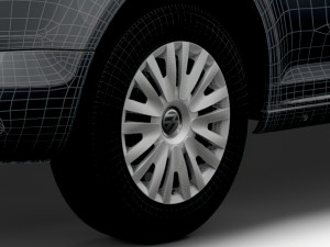 volkswagen caddy trendline 2020 wheel Modelo 3D