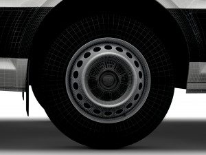 volkswagen crafter startline 2020 wheel 3D Model