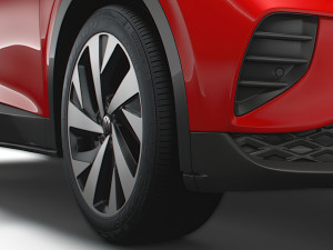 volkswagen id4 1st 2021 wheel 3D 모델