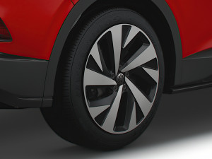 volkswagen id4 1st 2021 wheel 3D Модель