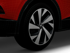 volkswagen id4 1st 2021 wheel 3D Модель