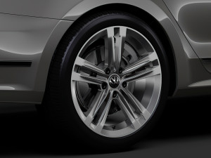 volkswagen passat nms 2016 wheel 3D 模型