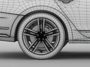 volkswagen passat nms 2016 wheel 3D 模型
